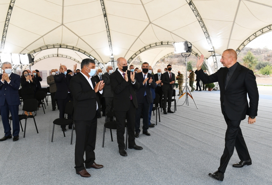 رئيس أذربيجان: المنطقة لن تعود الى الاوضاع السابقة ويجب أن يعلم الجميع هذا