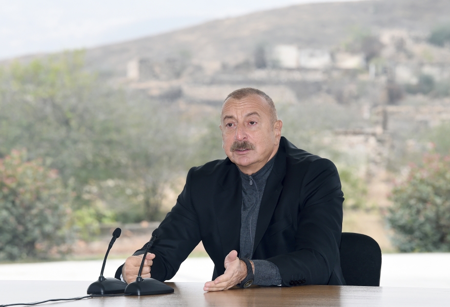 Prezident İlham Əliyev: Bizi Ermənistanla əməkdaşlığa məcbur etmək istəyirdilər