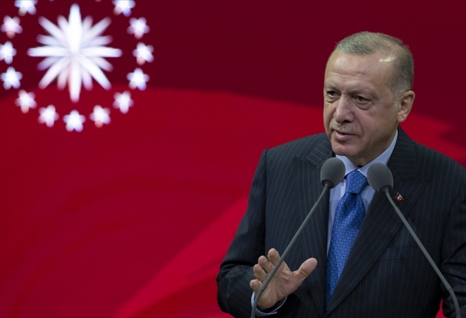 Türkiyə Prezidenti 2021-2022-ci ali təhsil ilinin açılış mərasimində çıxış edib