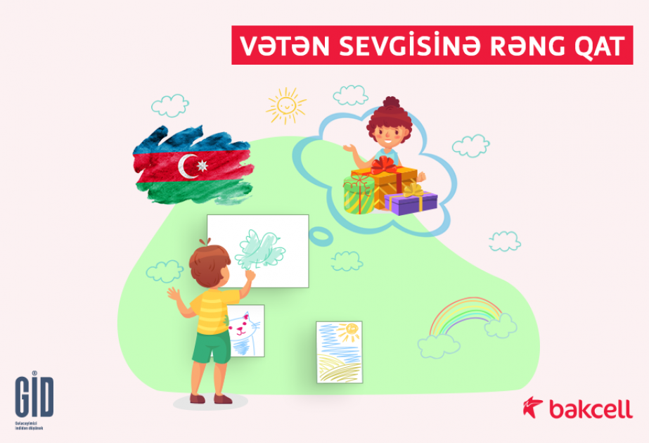 ® Uşaqlar arasında “Vətən sevgisinə rəng qat!” adlı rəsm müsabiqəsi