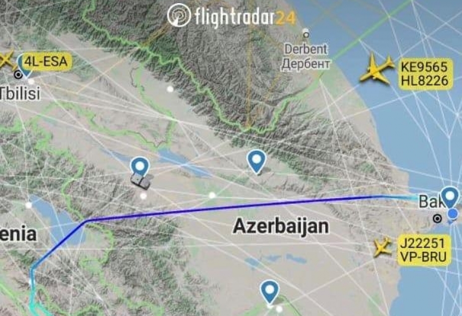 AZAL Ermənistan ərazisi üzərində hava məkanından istifadə etməyə başlayıb