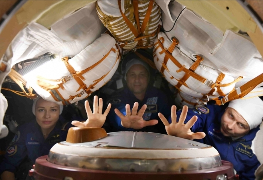 Actores rusos viajan al espacio para grabar la primera película en órbita