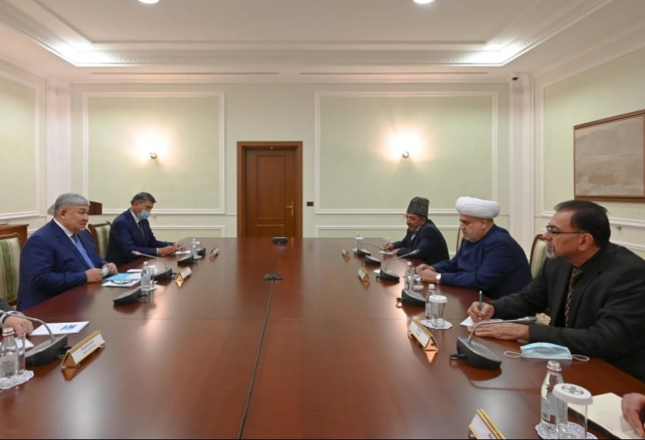 Председатель Управления мусульман Кавказа встретился с государственным секретарем Казахстана