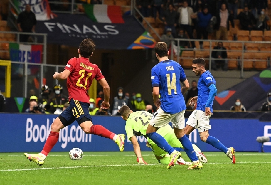 Spain beat Italy 2-1 to advance to UEFA Nations League final