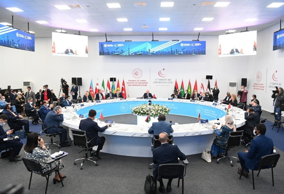 Azerbaijani delegation attends 12th Transport and Communications Council