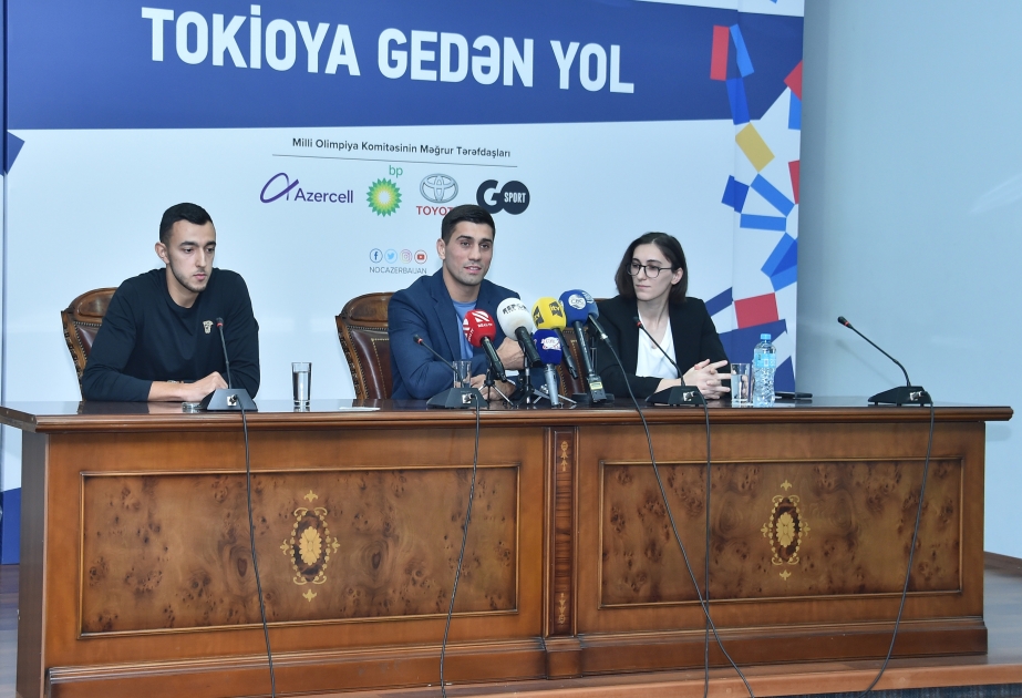 Milli Olimpiya Komitəsinin Atletlər Komissiyasının fəaliyyətinə həsr olunmuş mətbuat konfransı keçirilib