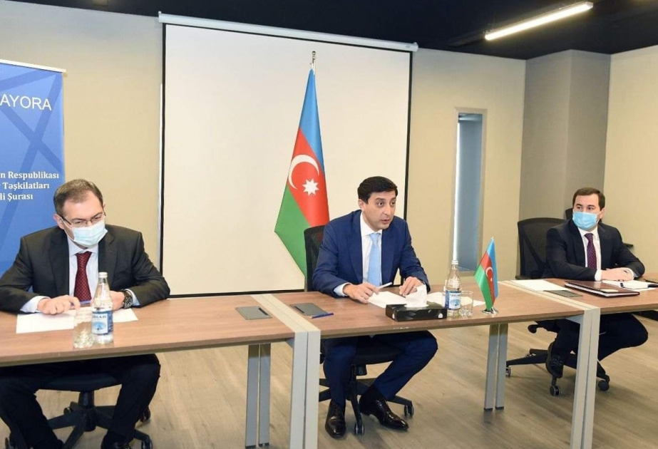 Nazir Fərid Qayıbov gənclər təşkilatlarının nümayəndələri ilə görüşüb