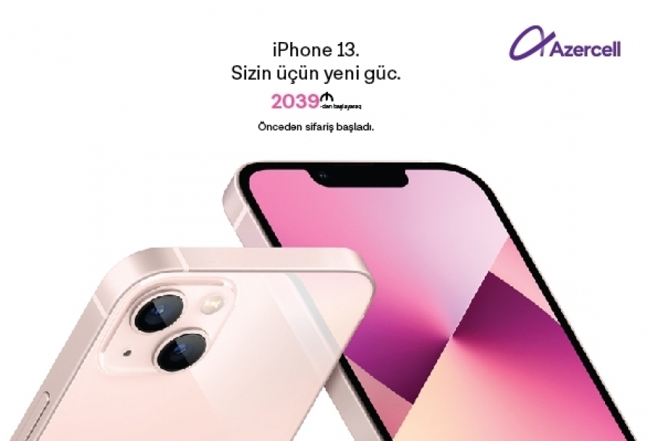 ® Get iPhone 13, iPhone 13 Pro or iPhone 13 Mini from Azercell and enjoy 50GB for free during the 3 months!