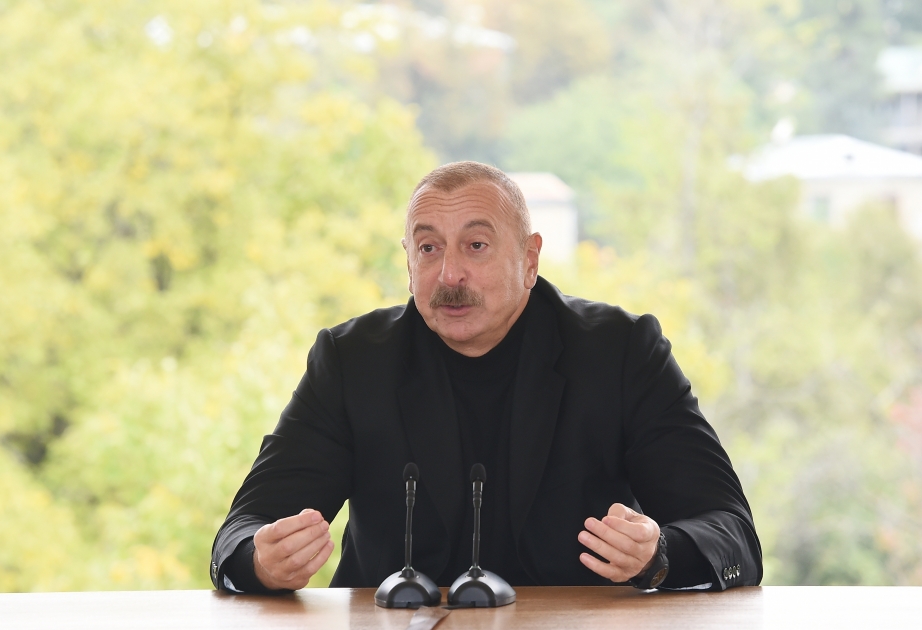 President Ilham Aliyev: We were determined to liberate Hadrut settlement with minimum losses, and we succeeded in doing that
