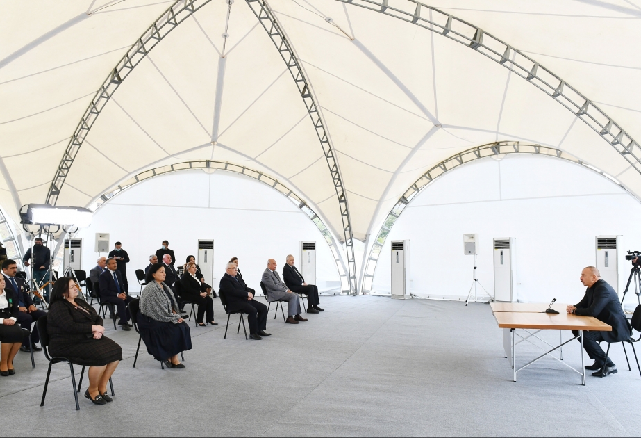 Prezident: Biz müharibəni qısa müddətdə başa vurduğumuz kimi, bərpa işlərini də maksimum qısa müddətdə başa çatdırmağa çalışacağıq