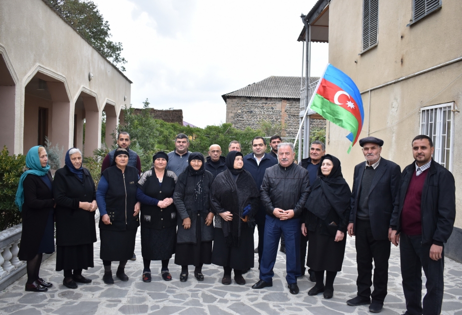 Gürcüstanın Kaspi rayonunun Qarabağlar və Ferma kəndlərində Vətən müharibəsi şəhidləri anılıb