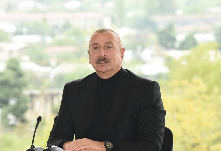 Le président de la République : Les Arméniens pensaient que l'armée azerbaïdjanaise ne pourrait jamais libérer le bourg de Hadrout