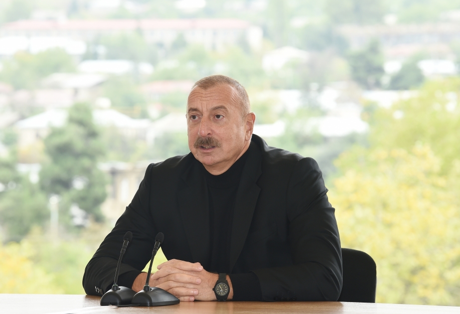 الرئيس علييف: أثبتنا قوتنا امام أرمينيا وجميع العالم مرة اخرى بإنجازنا عملية هادروت