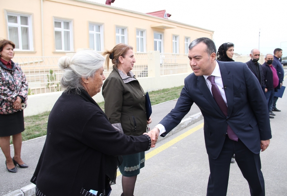 Samuxda şəhid ailələri və müharibə əlilləri üçün yeni yaşayış kompleksi açılıb