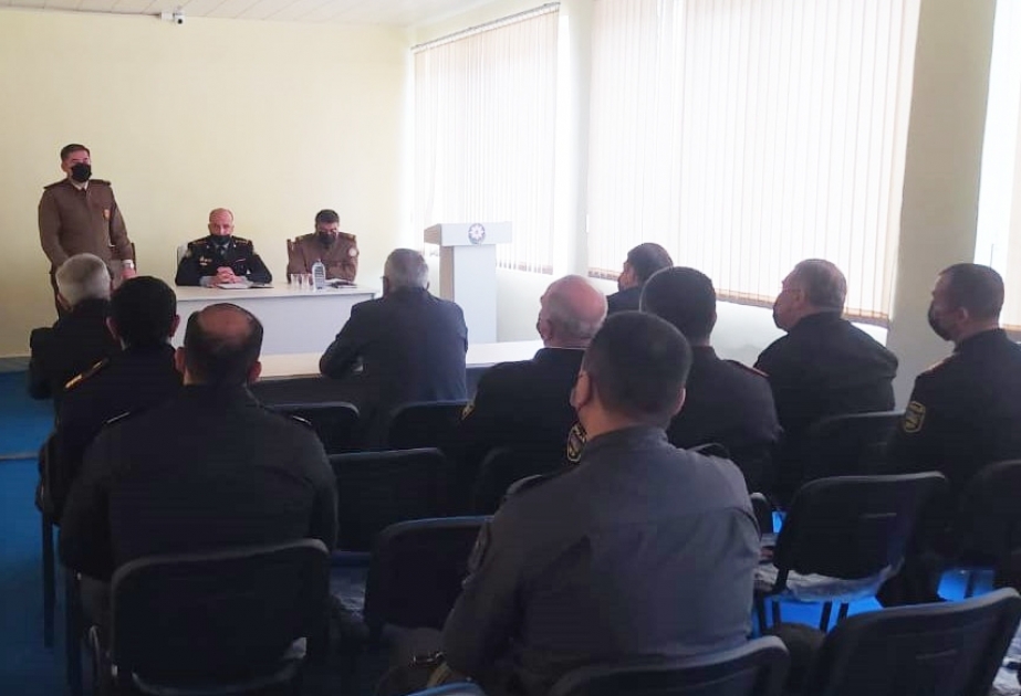 FHN-in Dövlət Yanğın Nəzarəti Xidməti maarifləndirmə tədbiri keçirib