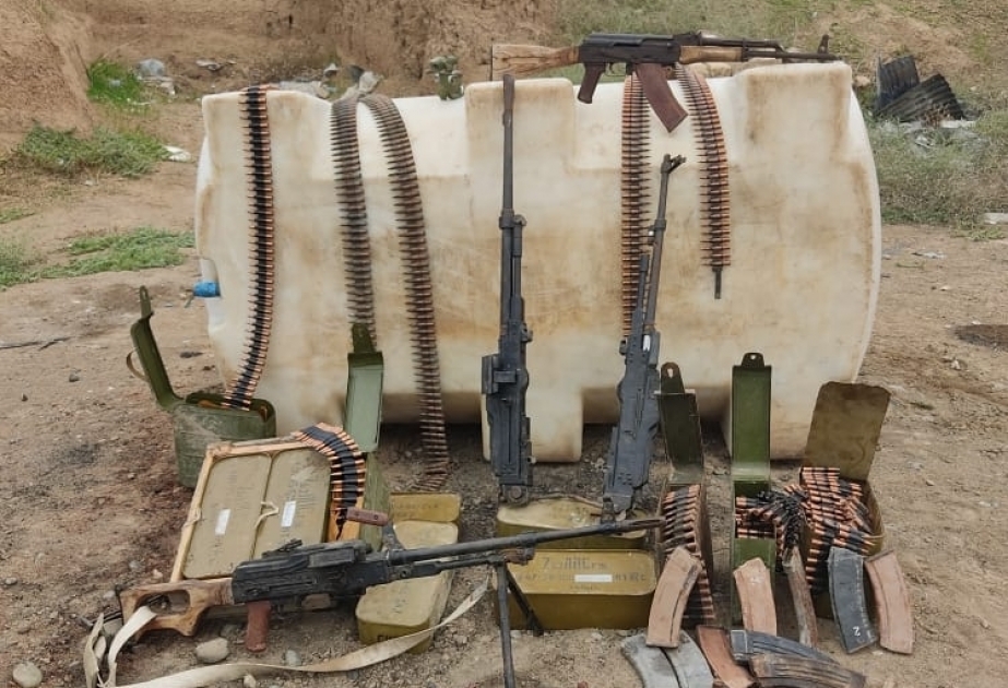 العثور على اسلحة وذخائر ومعدات قتالية للعدو في خوجاوند