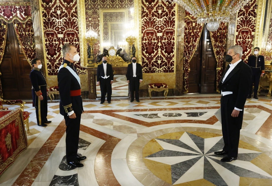 El embajador de Azerbaiyán presentó sus cartas credenciales al Rey de España