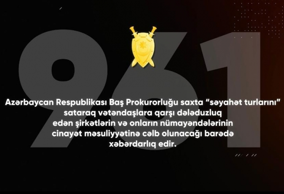 Baş Prokurorluq xaricdə təhsil adı altında vətəndaşlara qarşı törədilən dələduzluq halları barədə videoçarx hazırlayıb VİDEO