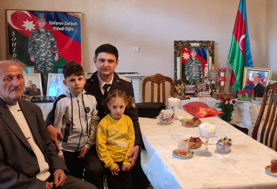 Gəncə Regional Miqrasiya İdarəsinin əməkdaşları şəhid və qazi ailələri ilə görüşüblər