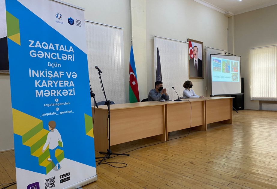 Zaqatalalı gənclər “GəlSƏN” layihəsi çərçivəsində universitet tələbələri ilə görüşüblər
