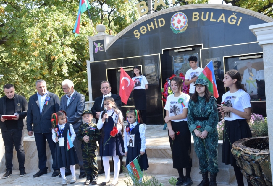 Qubada 18 yaşında şəhid olan axıska türkü Batdal Bayraqdarovun xatirəsi əbədiləşdirilib