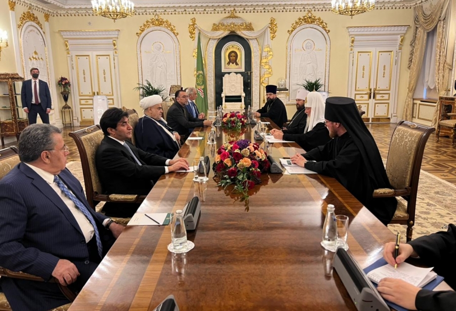 Rusiya paytaxtında Patriarx Kirill ilə şeyxülislam Allahşükür Paşazadə arasında görüş keçirilir