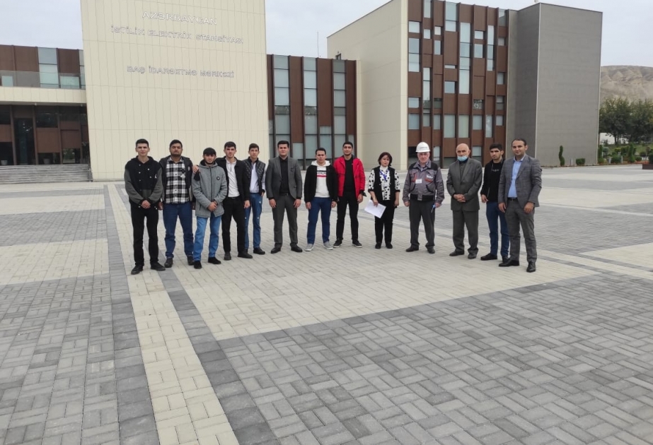 Aqrar Universitetin tələbələri Mingəçevir Su Elektrik Stansiyasında olublar