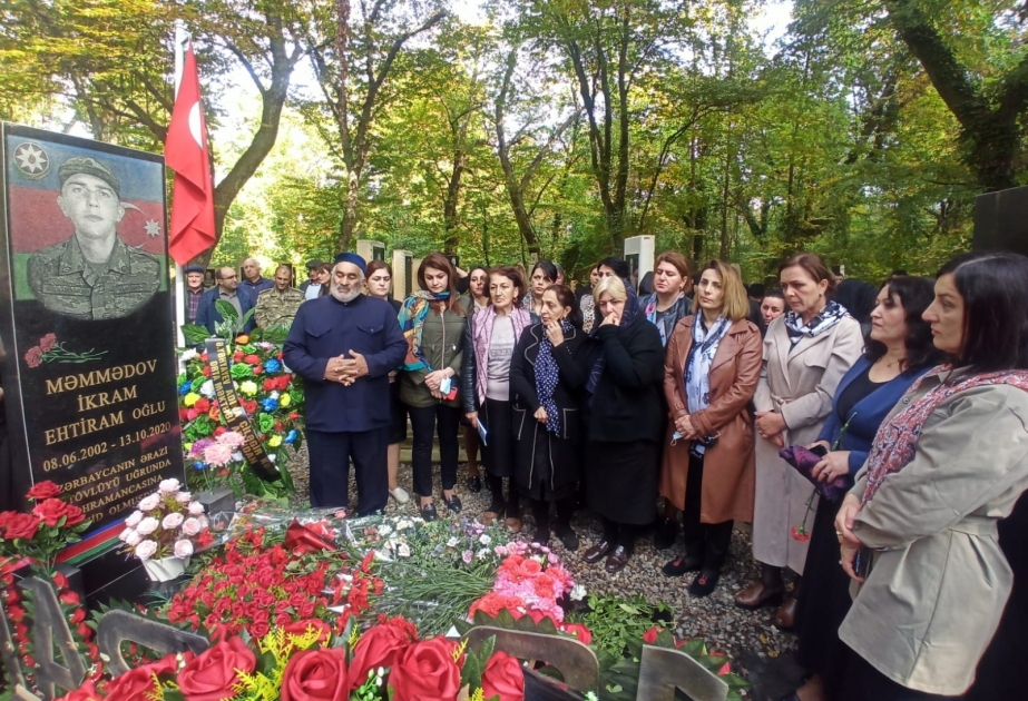 Füzuli döyüşlərində şəhid olan İkram Məmmədovun xatirəsi anılıb