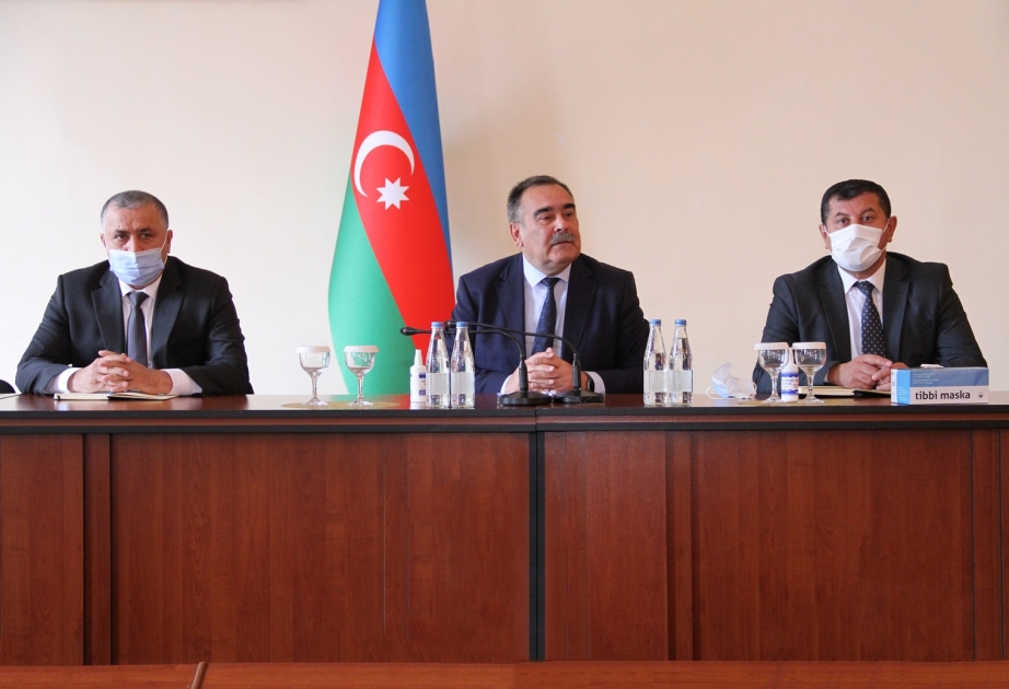 ADAU-da I kurs magistrantlarla görüş təşkil olunub