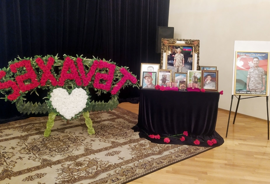 Həzi Aslanov adına Ordu İdeoloji və Mədəniyyət Mərkəzində şəhid Səxavət Abbasovun anım mərasimi keçirilib