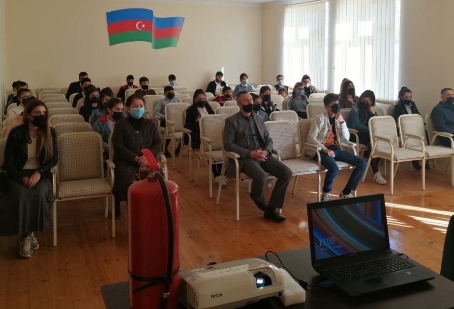 Qubada “Fövqəladə hallarla bağlı davranış və yanğın təhlükəsizliyi qaydaları” mövzusunda maarifləndirmə tədbiri keçirilib