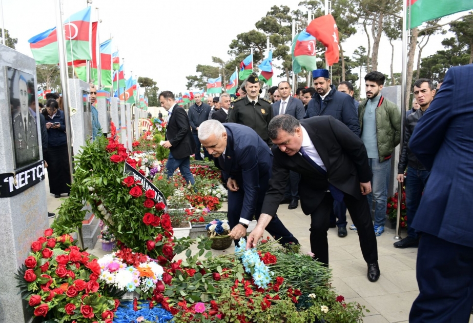 Xətai rayonunda Vətən müharibəsi şəhidinin xatirəsi anılıb