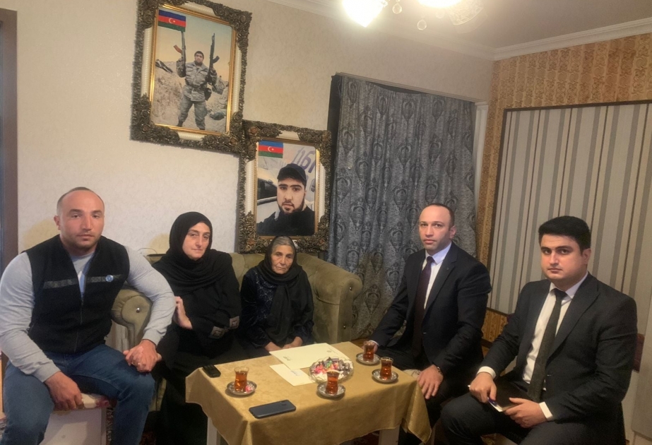 DOST-un əməkdaşları şəhid ailələri və qaziləri ziyarət edirlər