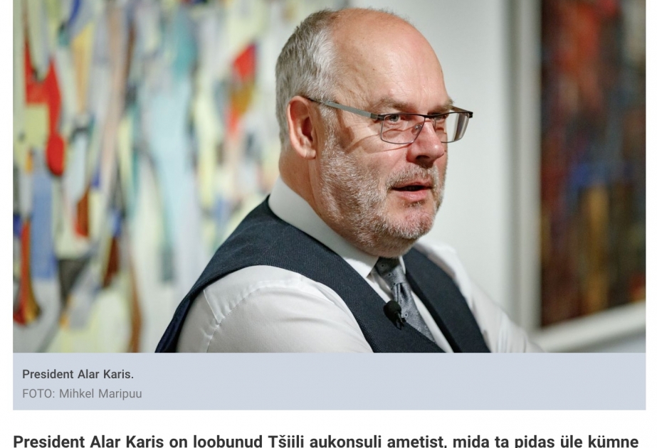 Estoniyanın yeni Prezidenti əvvəlki vəzifəsindən istefa verib