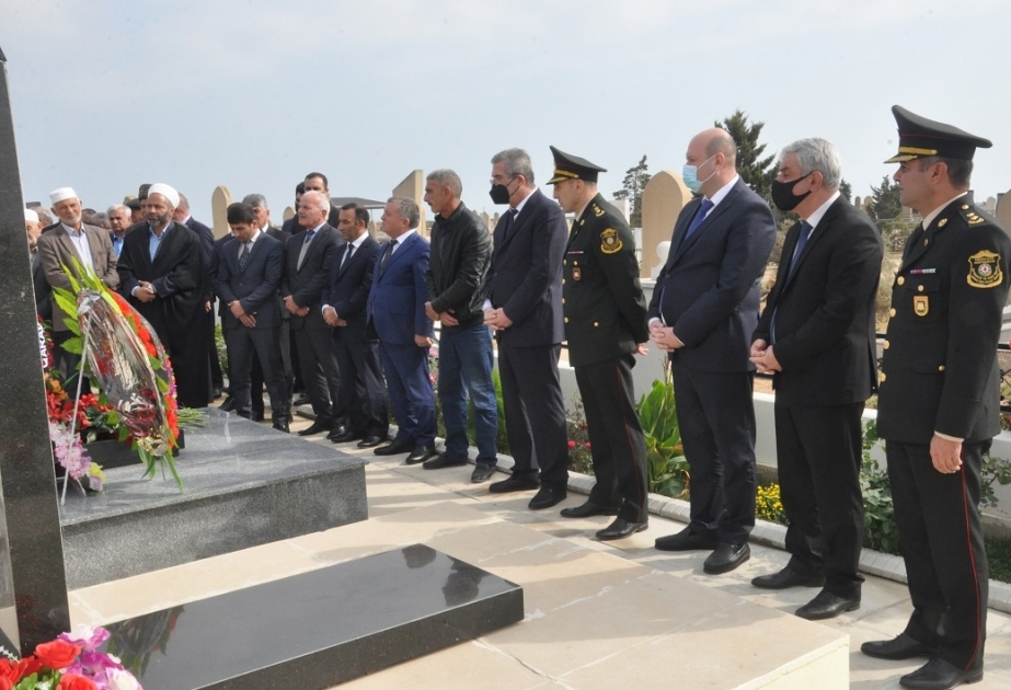 Qaradağda Vətən müharibəsi şəhidinin əziz xatirəsi yad edilib