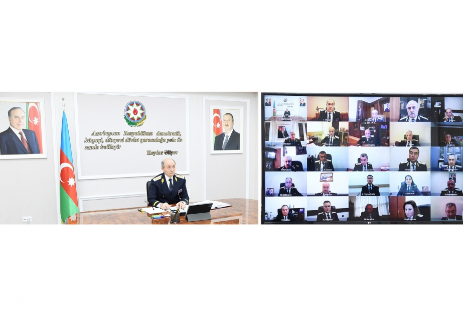 Dövlət müstəqilliyimizin bərpasının otuzuncu ildönümü ilə bağlı Ədliyyə Nazirliyinin Kollegiya iclası keçirilib