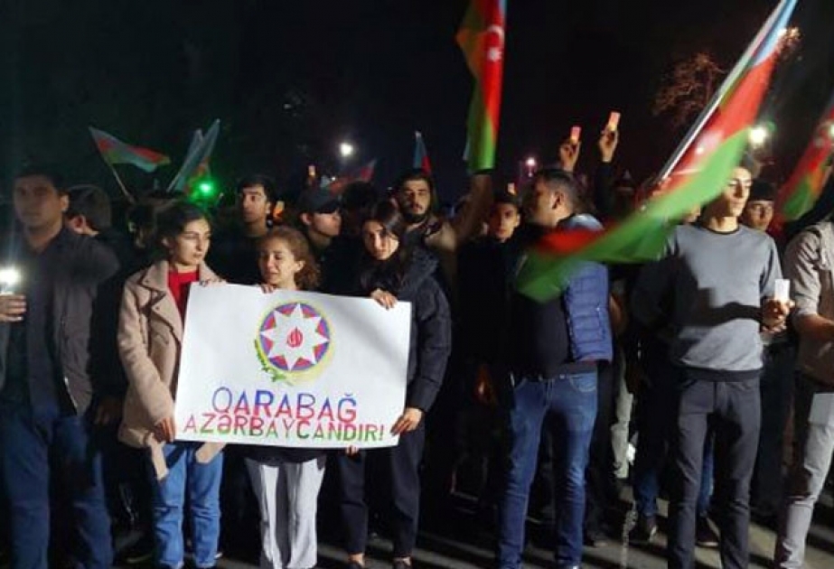 Gəncədə erməni terrorunun qurbanlarının xatirəsi anılıb