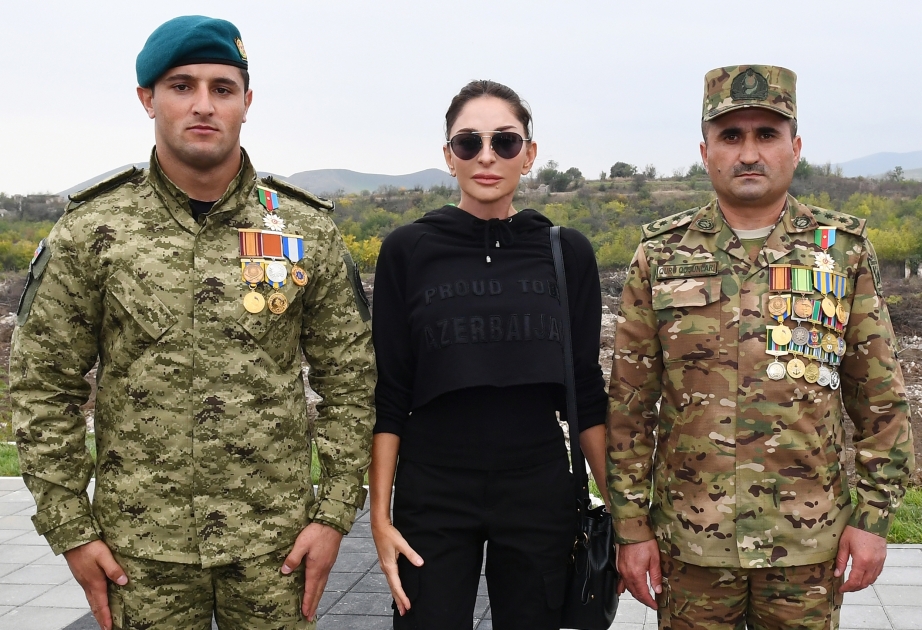 La vicepresidenta primera Mehriban Aliyeva comparte una publicación sobre su viaje al distrito de Fuzuli