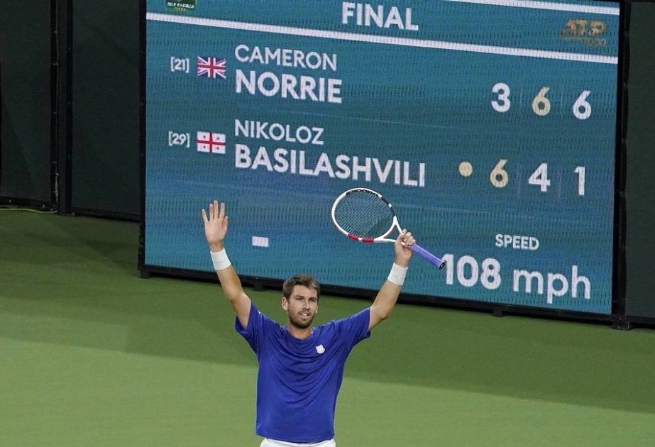 Британец Норри стал победителем теннисного турнира серии «Мастерс» в Индиан-Уэллсе