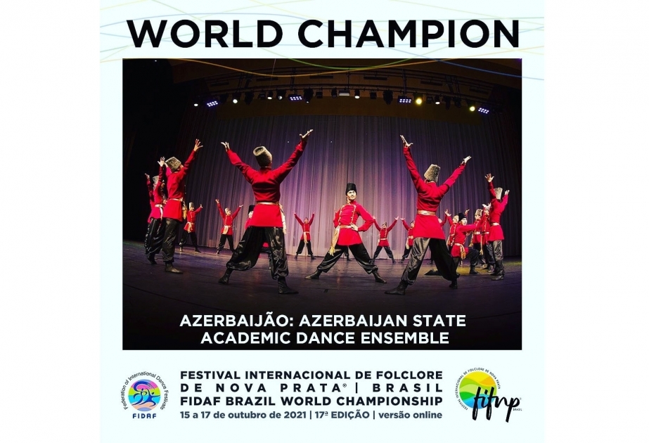 L'Ensemble national de danse d'Azerbaïdjan a remporté la première place au Festival international de folklore