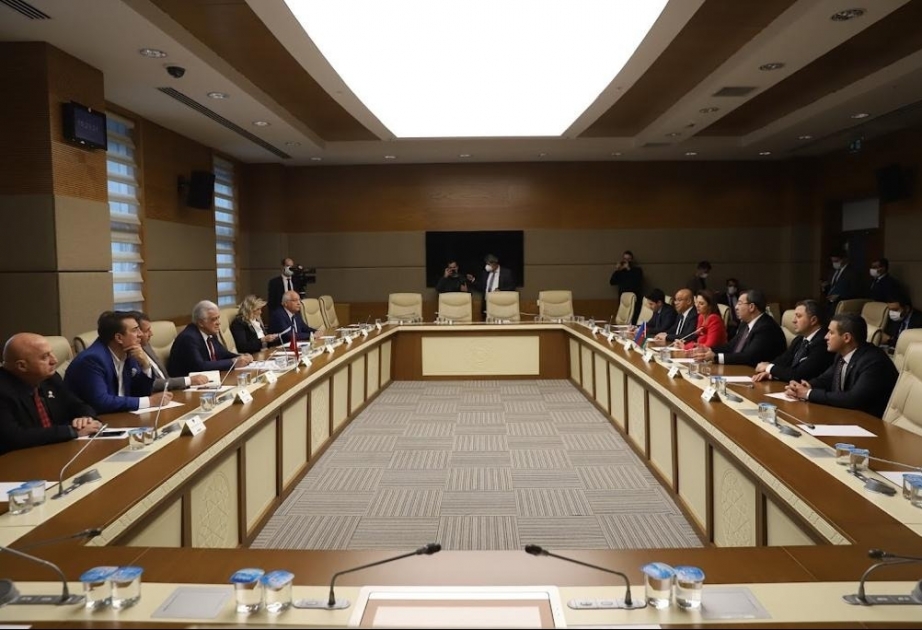 Azərbaycan və Türkiyə parlamentariləri Ankarada bir araya gəliblər