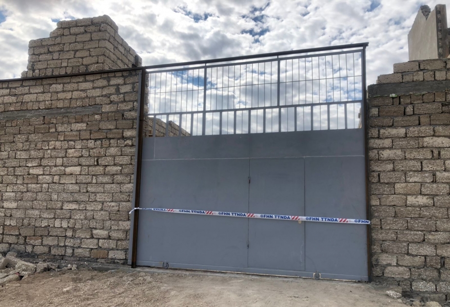 FHN-in Tikintidə Təhlükəsizliyə Nəzarət Dövlət Agentliyi daha bir qanunsuz tikintinin qarşısını alıb