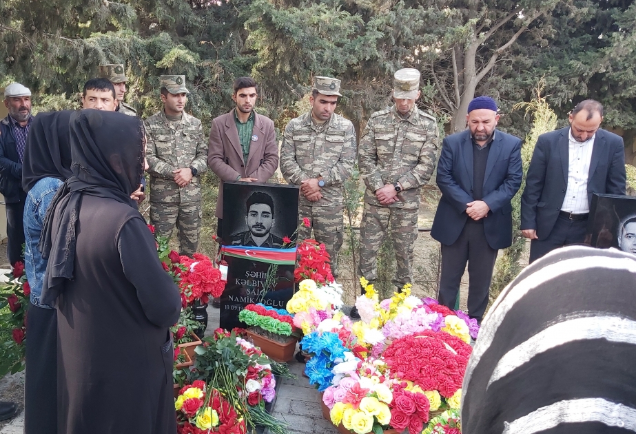 Qaradağda Vətən müharibəsi şəhidinin xatirəsi anılıb
