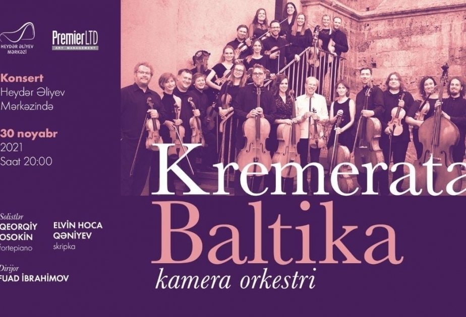 La Orquesta de Cámara Kremerata Baltica actuará en el Centro Heydar Aliyev