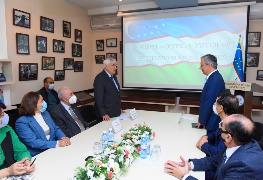 Azərbaycan Dillər Universitetində “Özbək dili günü”nə həsr olunan konfrans keçirilib