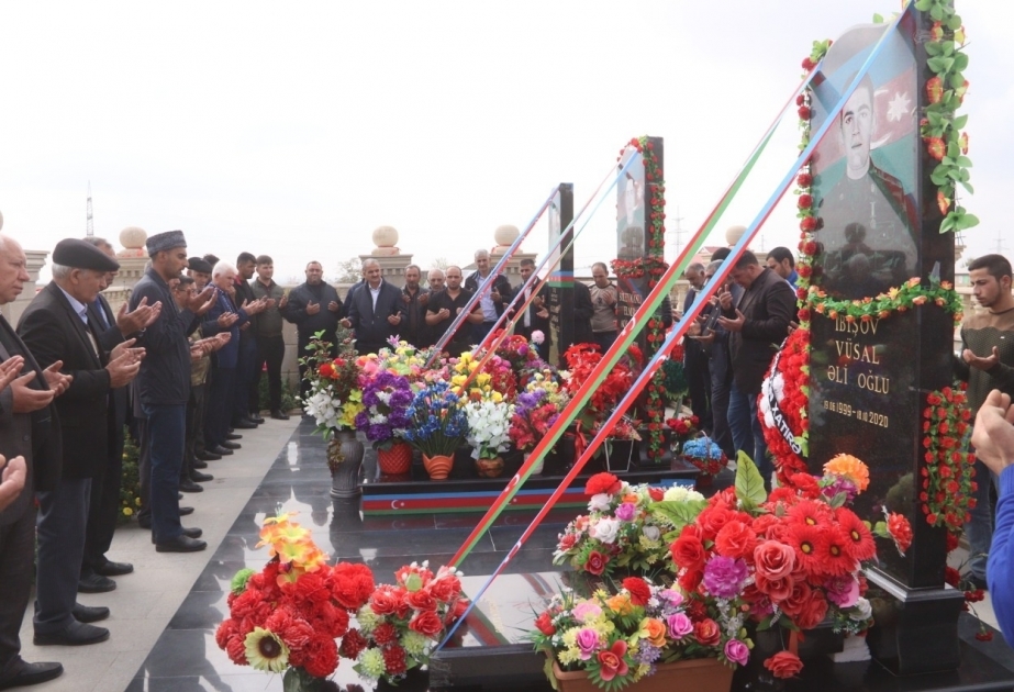 В Агсу почтена память разведчика Вюсала, ставшего шехидом, спасая раненого боевого товарища