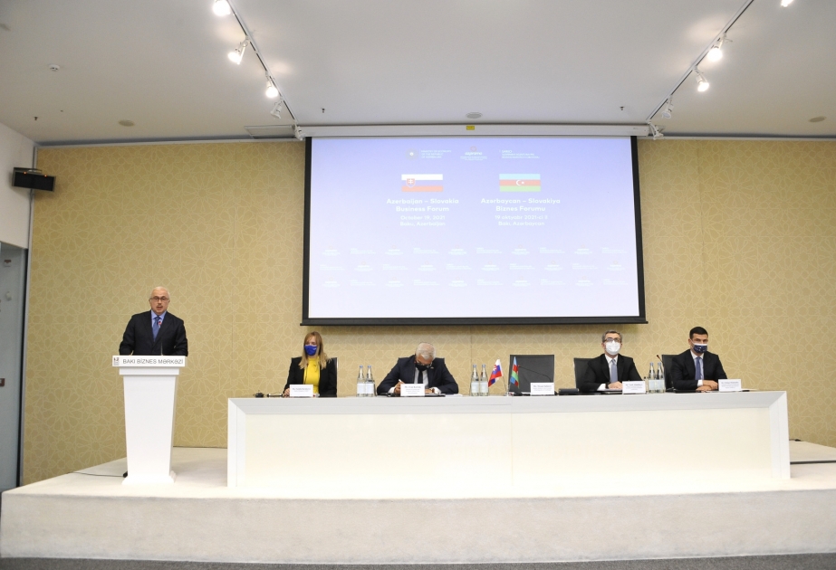 Bakıda Azərbaycan-Slovakiya biznes forumu keçirilib