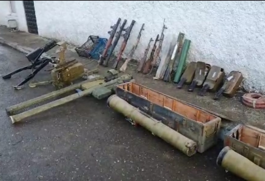 В Ходжавенде обнаружены оставленные армянами боеприпасы