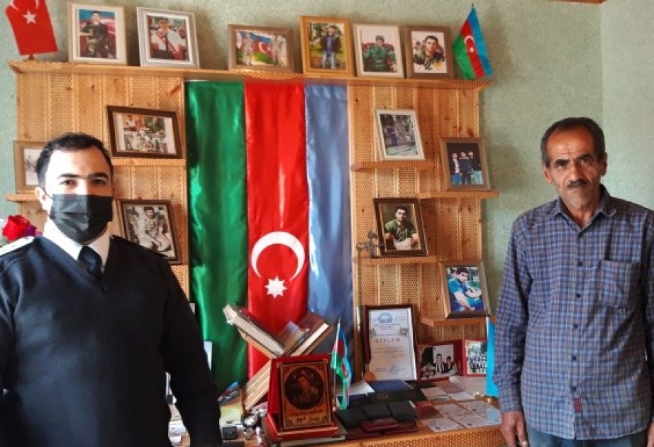 Lənkəran Regional Miqrasiya İdarəsinin əməkdaşları şəhid ailələri ilə görüş keçiriblər