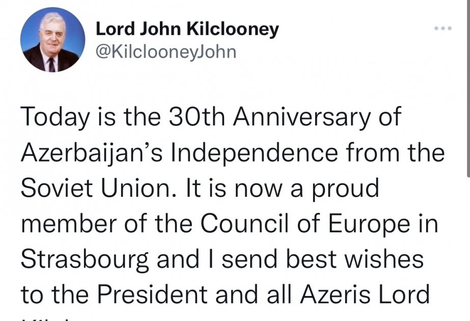 Britaniya Parlamentinin üzvləri Azərbaycan xalqını təbrik edib
